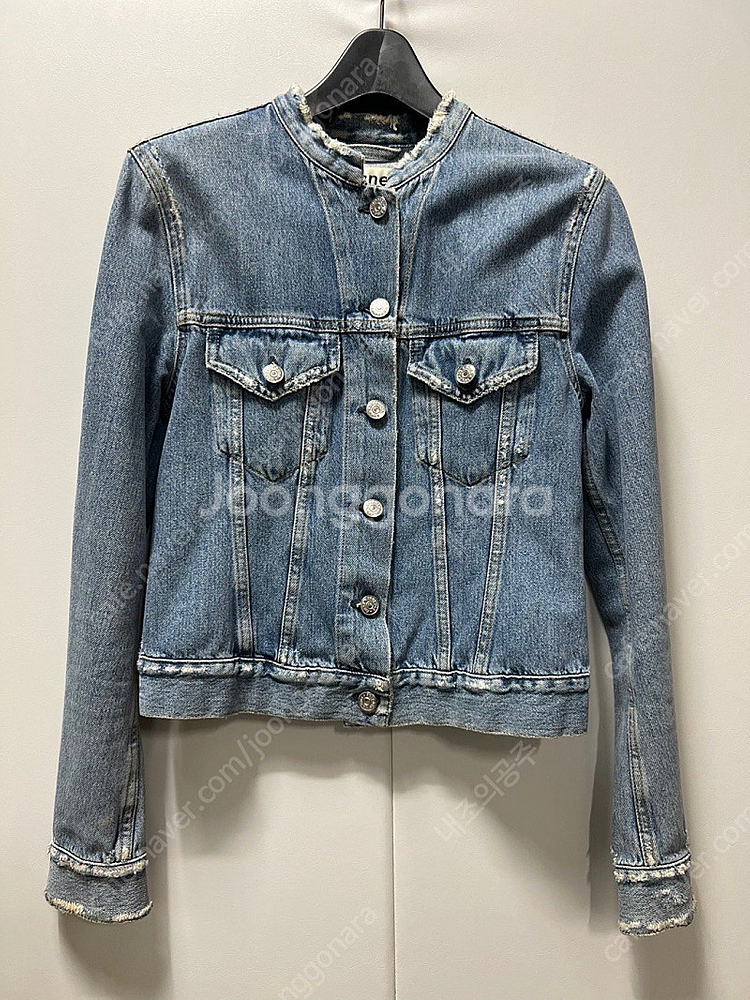 아크네 스튜디오 논카라 청자켓 36사이즈--1