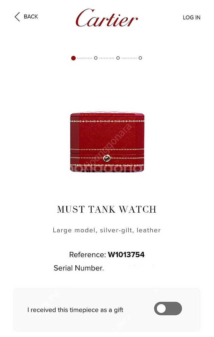 까르띠에 빈티지 탱크머스트 XL 짝수로만 다이얼 디버클 시계(남녀 공용)--8