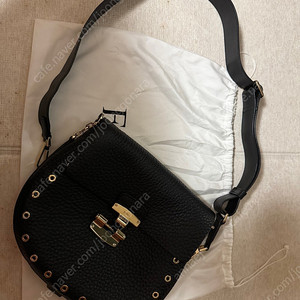 훌라 furla 클럽백 블랙 (숄더,크로스 가능)
