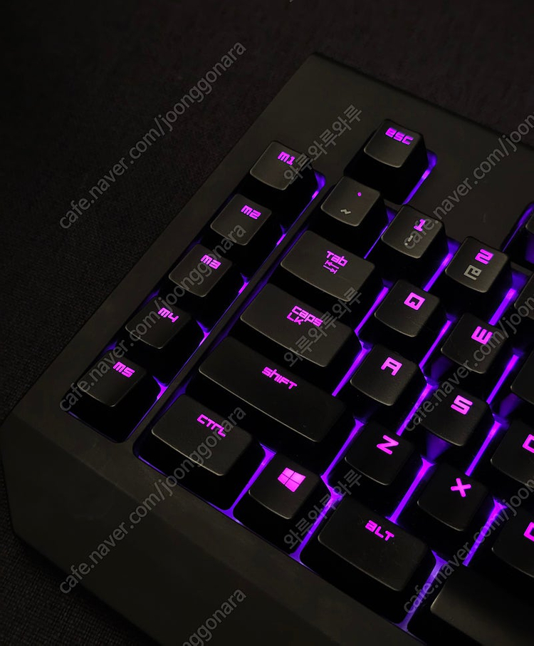 레이저 블랙위도우 크로마 스텔스 2014 / 레이저 녹축 팝니다.--2