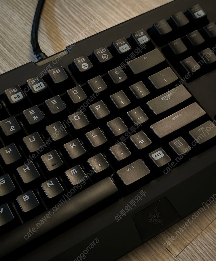 레이저 블랙위도우 크로마 스텔스 2014 / 레이저 녹축 팝니다.--5