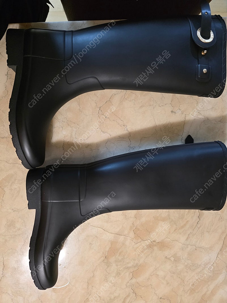 헌터 리파인드 아일렛 버클 톨 레인부츠 250사이즈--2