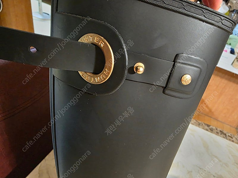 헌터 리파인드 아일렛 버클 톨 레인부츠 250사이즈--5