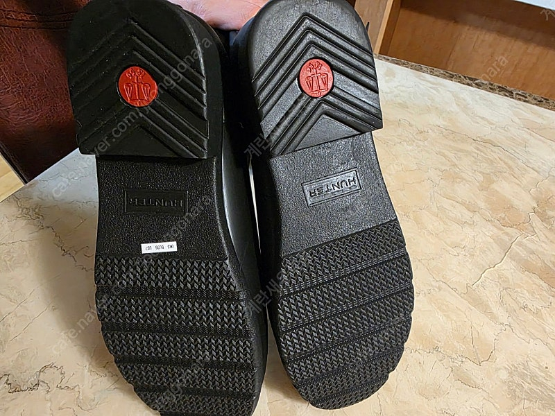 헌터 리파인드 아일렛 버클 톨 레인부츠 250사이즈--7