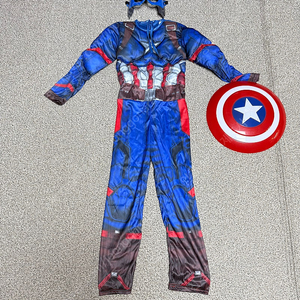 캡틴 아메리카 코스튬 세트 M