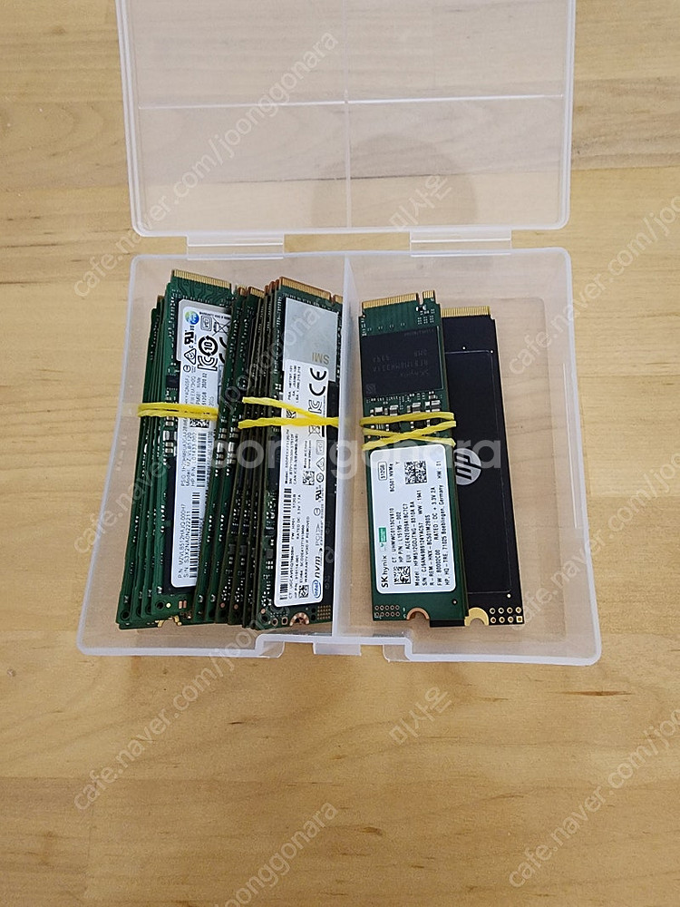 NVME M.2 SSD 512GB 16개 개당4만 컨디...--0