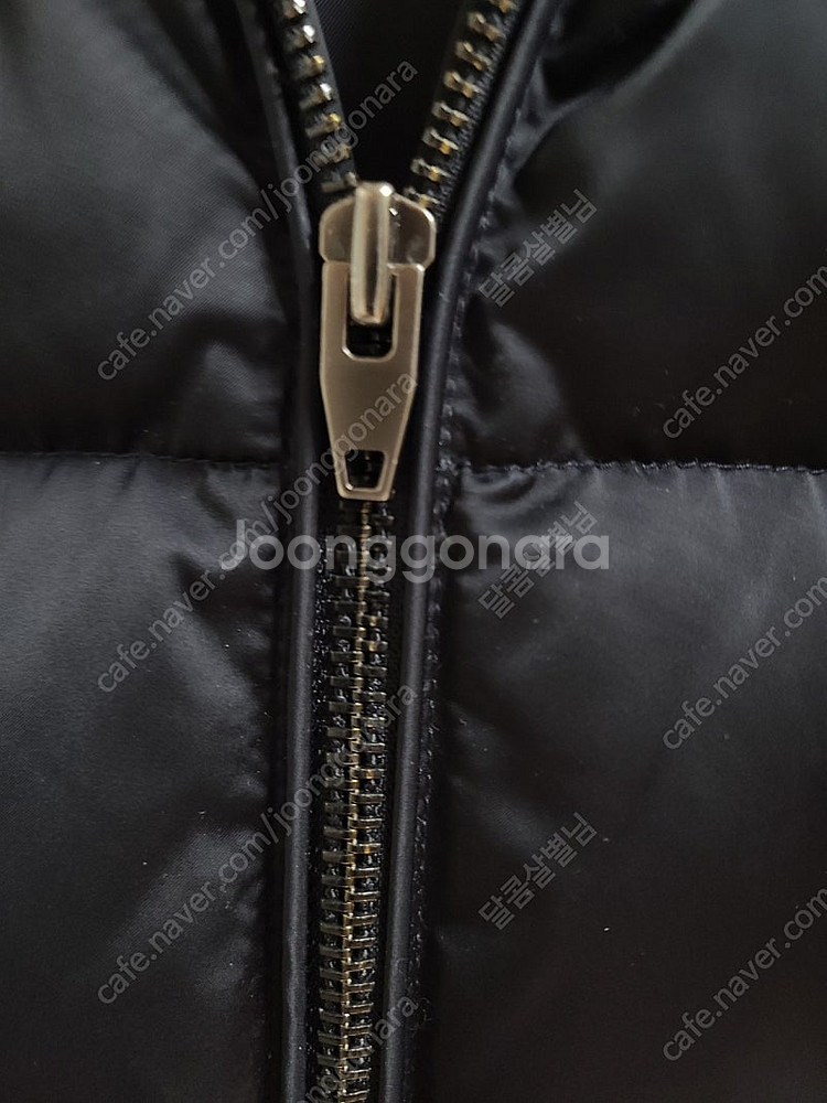 보브 블랙 패딩--3