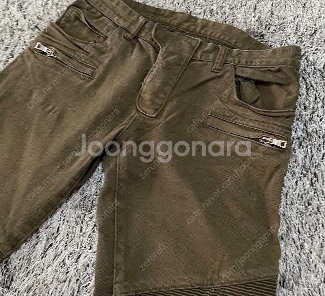 뱔먕 바이커진 데님팬츠 데님바지 34인치--1