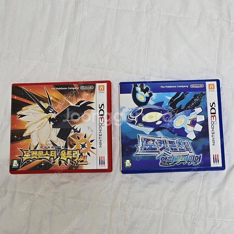 닌텐도 3ds 포켓몬게임칩 (울트라썬, 알파사파이어)--0