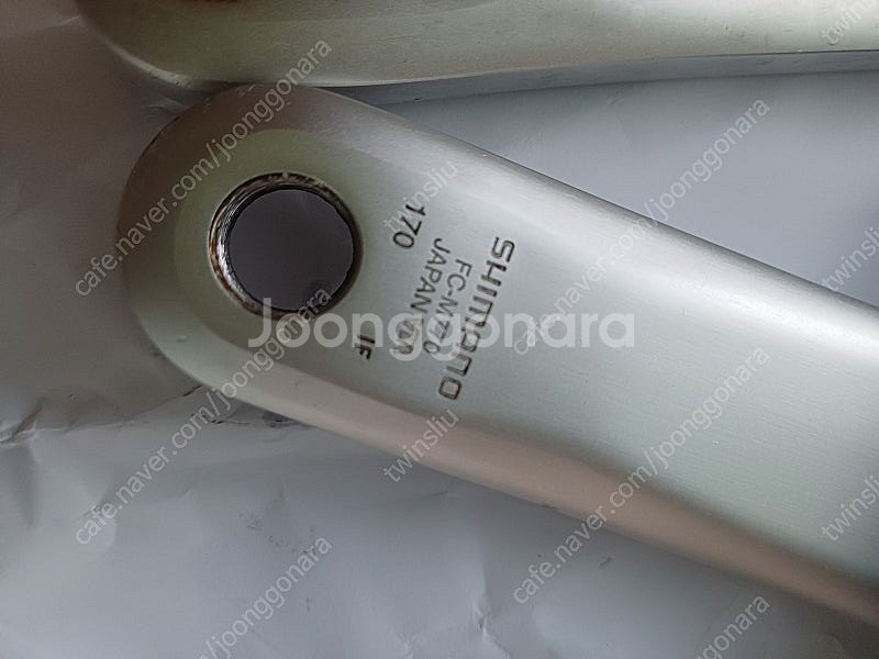 시마노 정품 XT 크랭크 스프라켓 앞드레일러--2