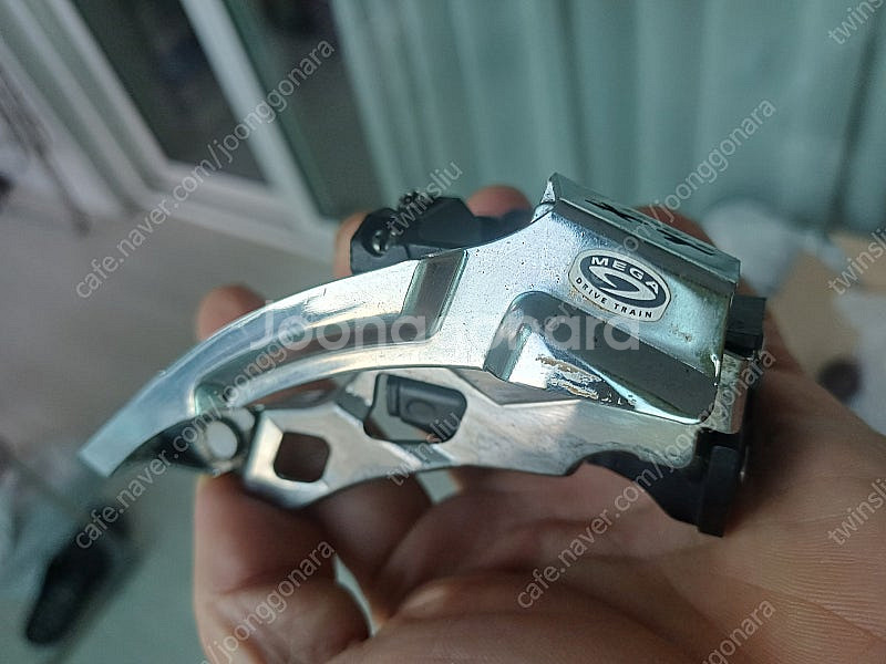 시마노 정품 XT 크랭크 스프라켓 앞드레일러--7