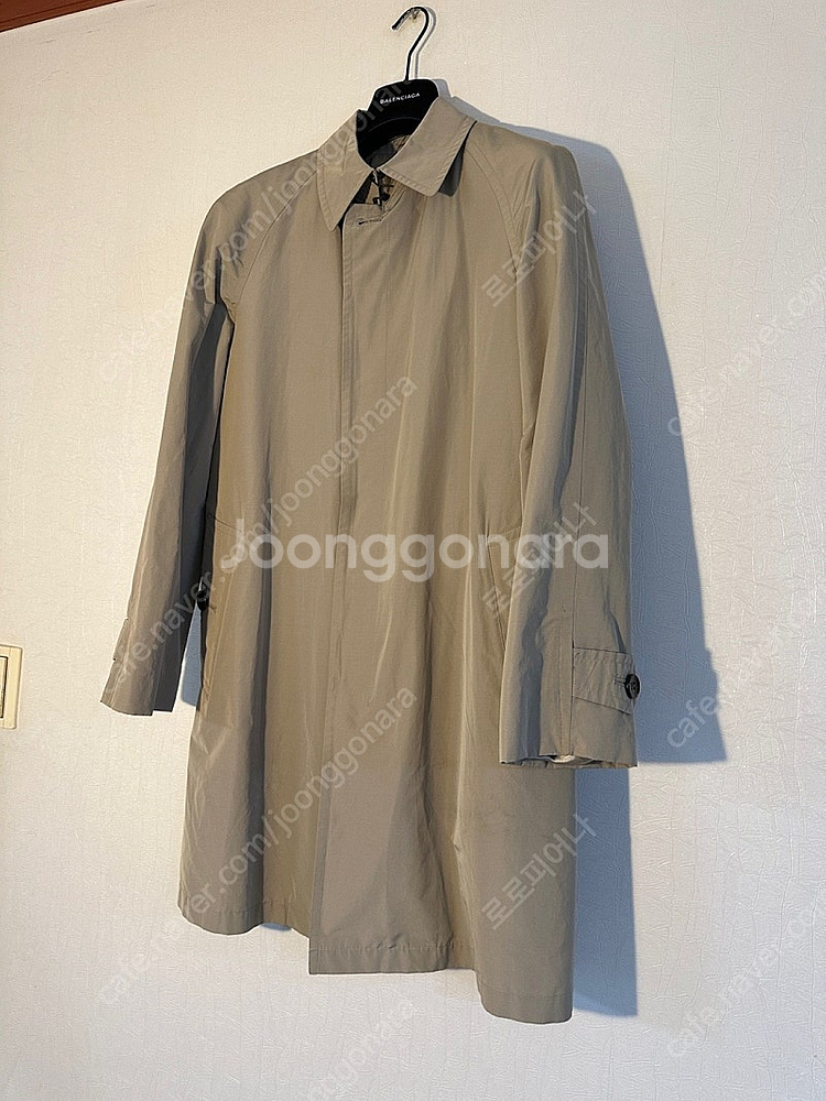 영국산 버버리 싱글 트렌치 카코트(울 100%내피 포함) 남성--1