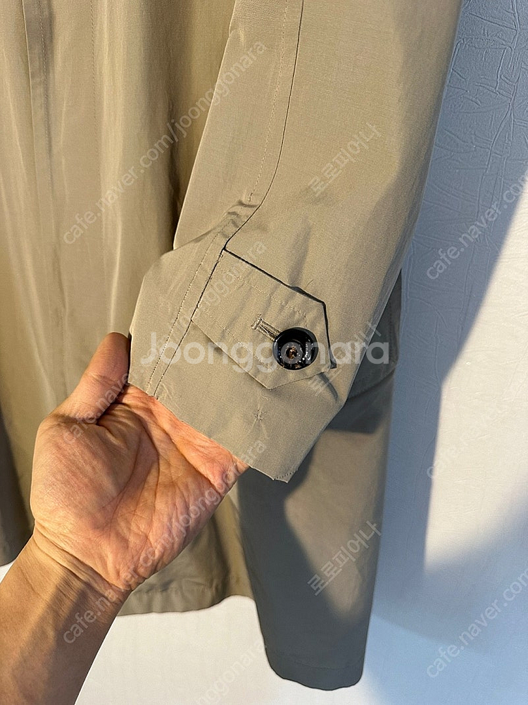 영국산 버버리 싱글 트렌치 카코트(울 100%내피 포함) 남성--2