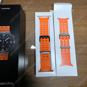 갤럭시 워치 울트라 미사용 주황색 마린밴드 박풀팝니다
