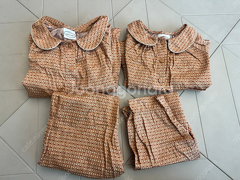 (일괄)쌍둥이 딸둥이 잠옷 오르시떼--1