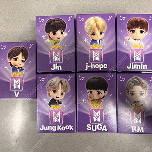 맥도날드 x BTS 피규어 7종 세트 팝니다