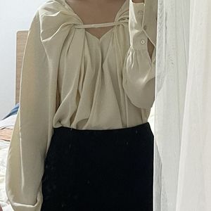 광주별 살롱퍼프 블라우스 ( 프리 55-77)
