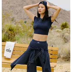 알로 수트업 트라우저 네이비 레귤러s 새상품