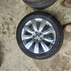 에쿠스 18인치 크롬휠 타이어