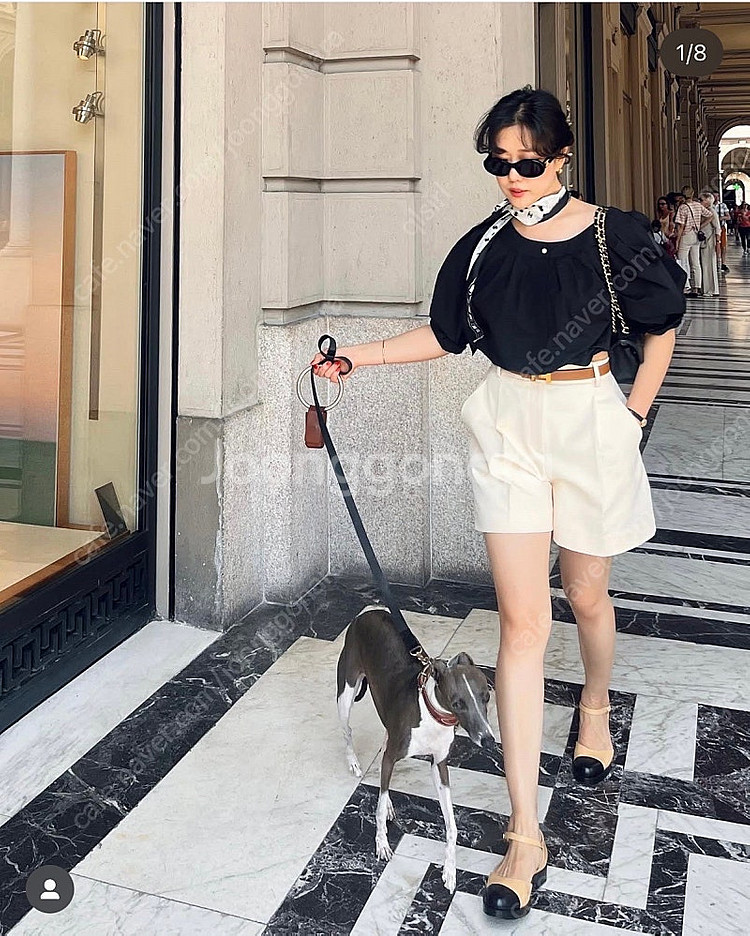 노미나떼 클래식 볼륨 팬츠- 스몰사이즈, 화이트--0