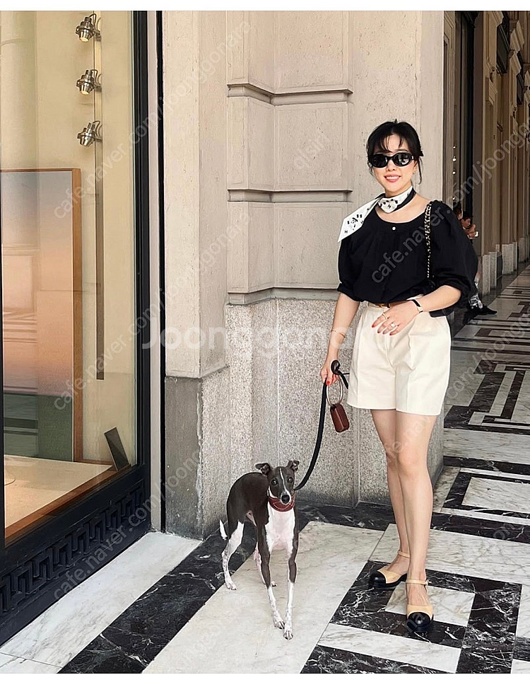 노미나떼 클래식 볼륨 팬츠- 스몰사이즈, 화이트--3