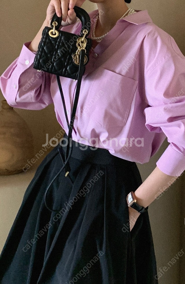 LVM 러브민 라튤립 풀스커트 - 블랙--1