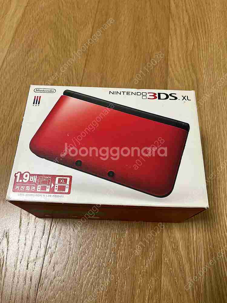 닌텐도 3DS XL 구큰다수 레드 박셋--0