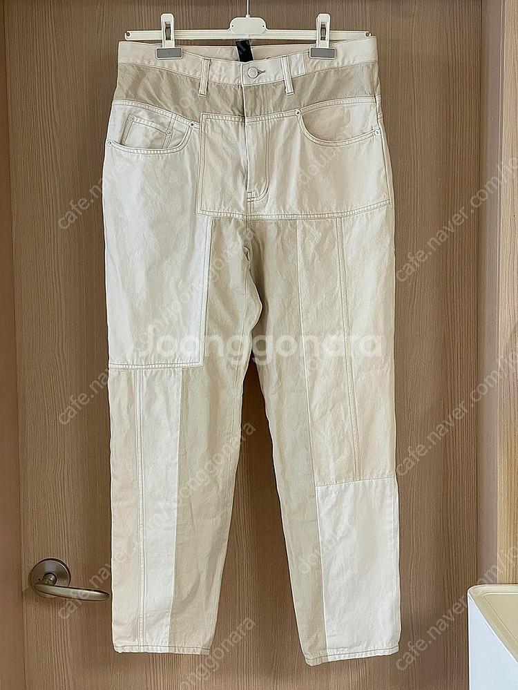 미하라야스히로 패치워크 코튼 팬츠 46--2