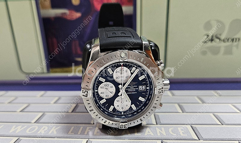 브라이틀링 콜트 크로노그래프 남성용 시계--0