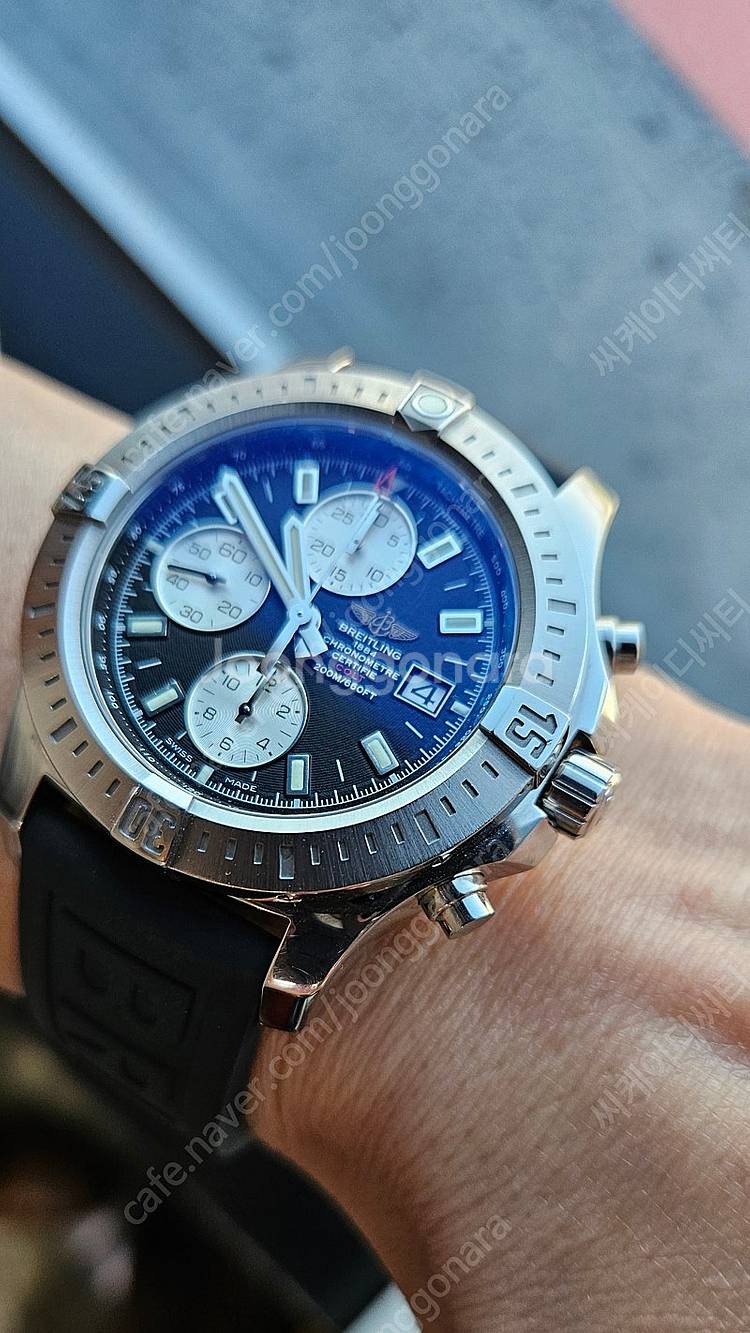 브라이틀링 콜트 크로노그래프 남성용 시계--3