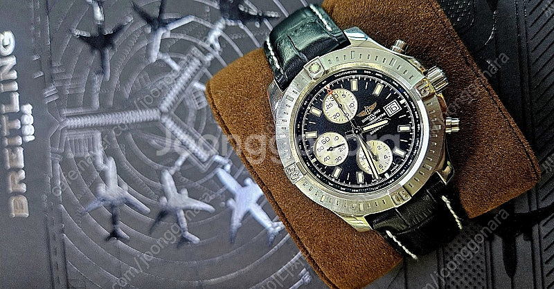 브라이틀링 콜트 크로노그래프 남성용 시계--8