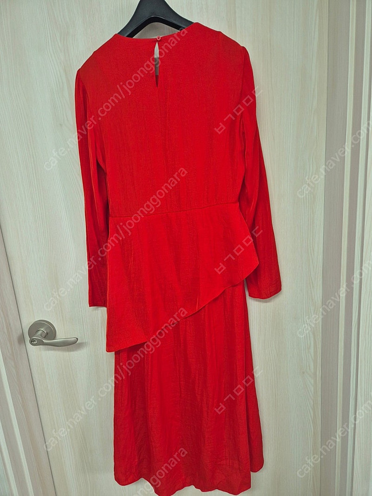 마쥬 레드 롱원피스--3