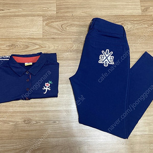 2개 일괄 택포 ) 66 까스텔바작 긴팔티셔츠 + 아디다스 바지 한벌세트 팝니다