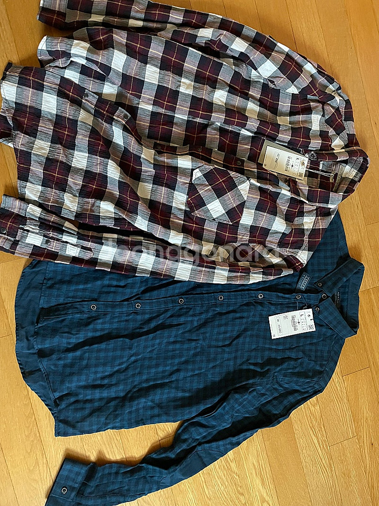 자라 셔츠 L 2종 새제품 판매합니다--0