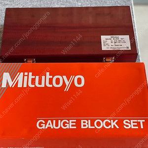 Mitutoyo GAUGE BLOCK SET 47품