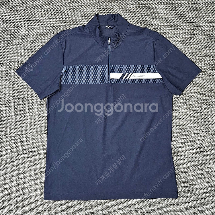 캘러웨이 반집업 기능성 반팔티 남자100--0