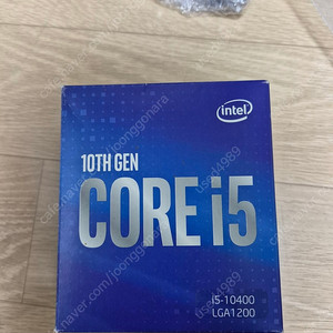 인텔 i5 10400 cpu 팝니다(쿨러,내장그래픽O)