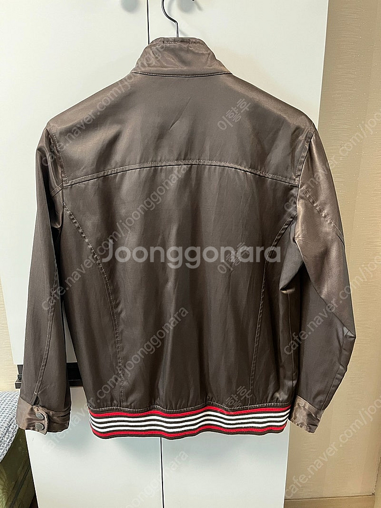 버버리 다크브라운 블루종 자켓 100사이즈--2