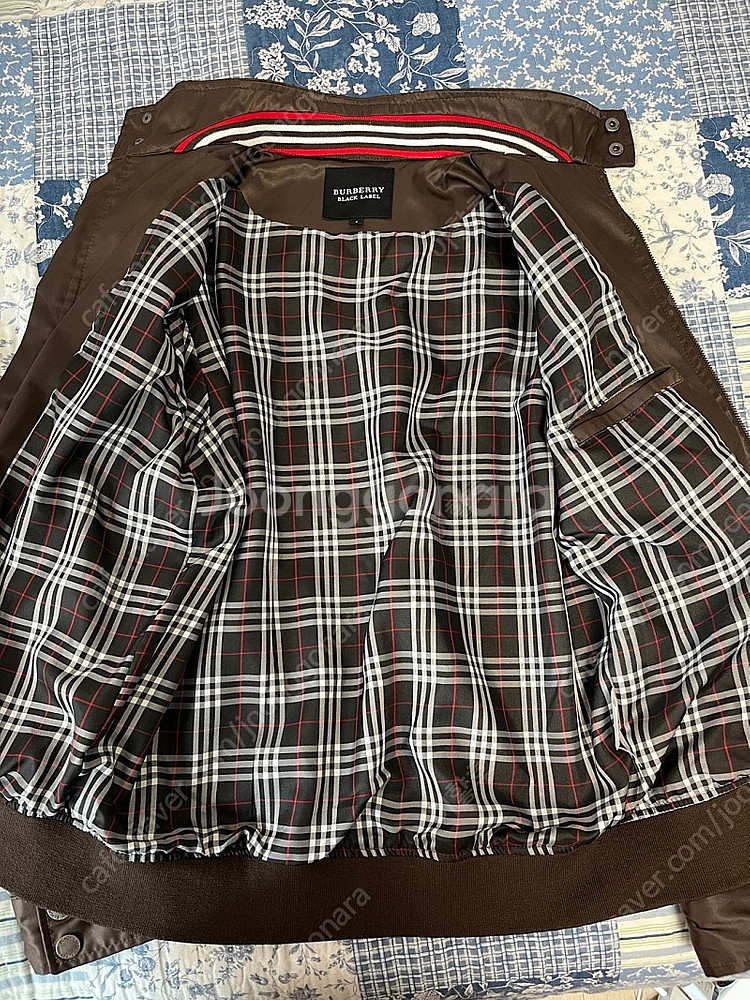 버버리 다크브라운 블루종 자켓 100사이즈--4