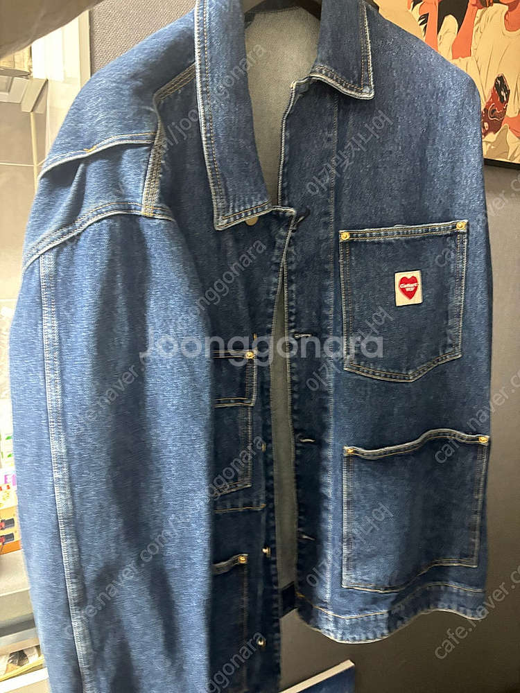 칼하트 wip nash jacket blue L--0
