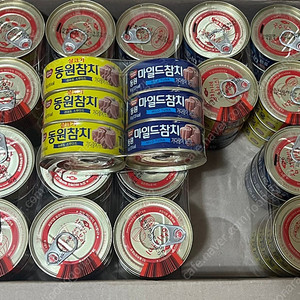 택배비무료/동원 살코기 참치 90g 30캔 + 마일드참치 90g 30캔 총60캔 혼합제품