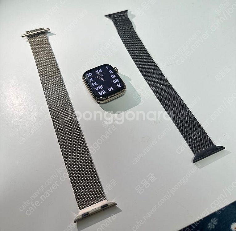 애플워치 7 스테인리스 골드 41mm--1