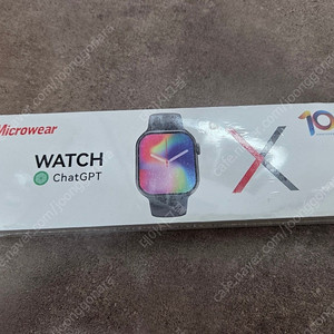 Microwear Watch S10 실버 스마트워치 미개봉