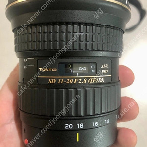 캐논 토키나 11-20 f2,8렌즈 판매합니다