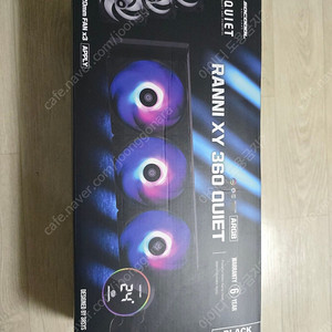 3rsys 라니 xy 360 콰이어트 3r RANNI XY 360 QUIET 저소음 수냉쿨러 (블랙)