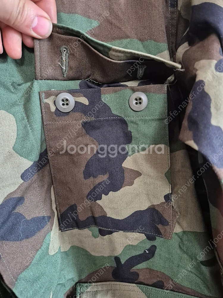 미군 우드랜드 전투복 상의 초기형 100사이즈--8