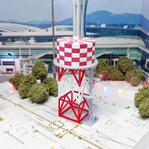 1:400 스케일 공항디오라마 "공항 물 탱크" (계단포함)