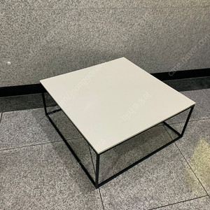 리바트 리얼 대리석 사각 소파 테이블 새것수준 75x75