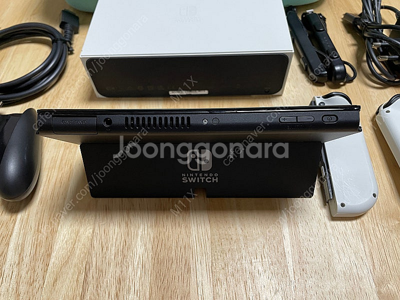 닌텐도 스위치 OLED 화이트 풀셋 + 탐탁 스토리지 ...--9