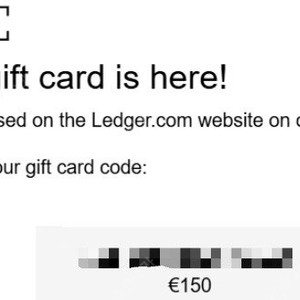 렛저(Ledger) $150 기프트카드 팝니다.